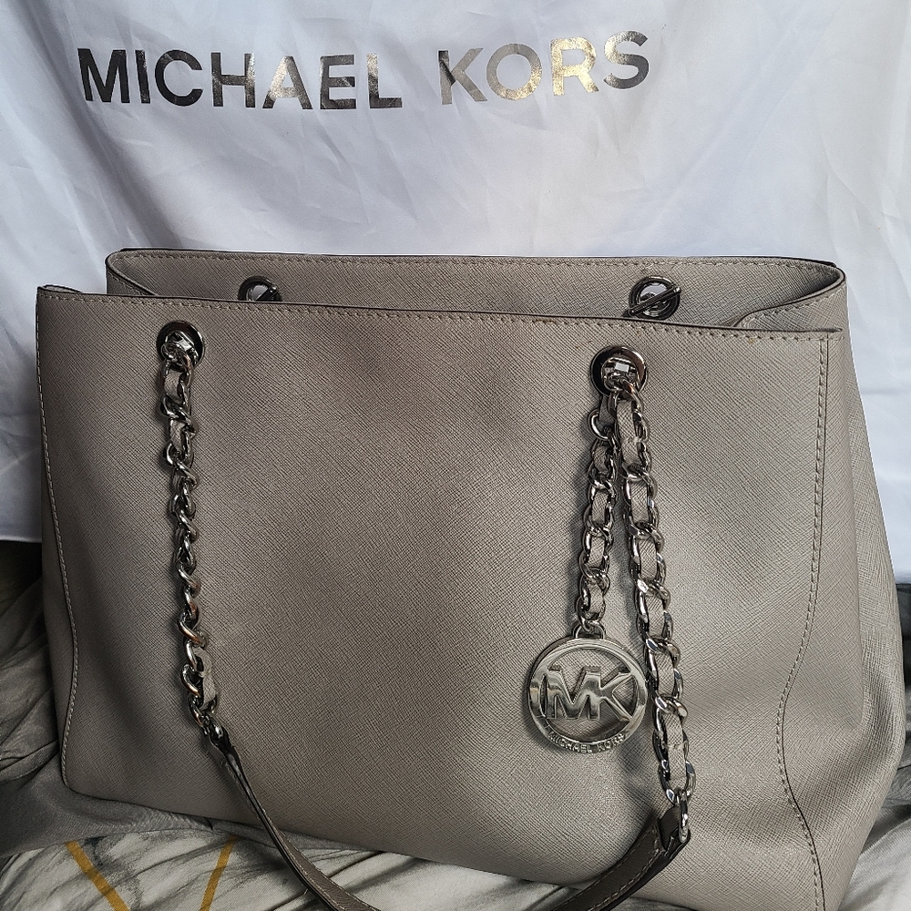 Genuine Grey Michael Kors tote